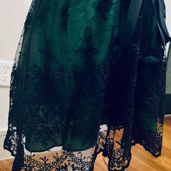 Miguelina silk/lace blouse size large - Picture 3 of 9